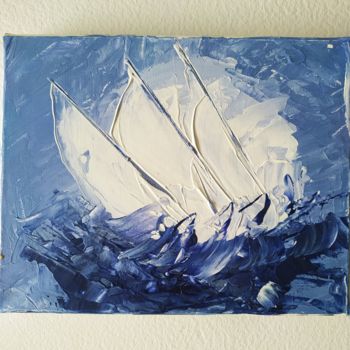 Painting titled "Voiles" by Lilixxx, Original Artwork, Acrylic