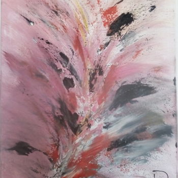 Schilderij getiteld "flower" door Ep, Origineel Kunstwerk, Acryl