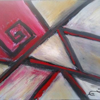 Painting titled "Geometric BR" by Ep, Original Artwork, Acrylic
