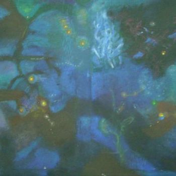 Pittura intitolato "Starry night" da Joy Dorothea, Opera d'arte originale