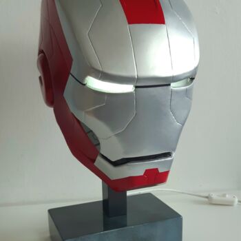 Scultura intitolato "Iron man MARK5 Mona…" da Lightboarder, Opera d'arte originale, Resina
