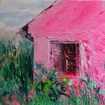 Schilderij getiteld "Landscape impressio…" door Lika Kakhidze, Origineel Kunstwerk, Acryl