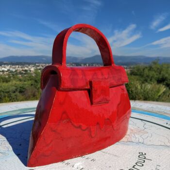 Sculpture intitulée "Dreams bag Luisa Pa…" par Lila D'Harcourt, Œuvre d'art originale, Céramique