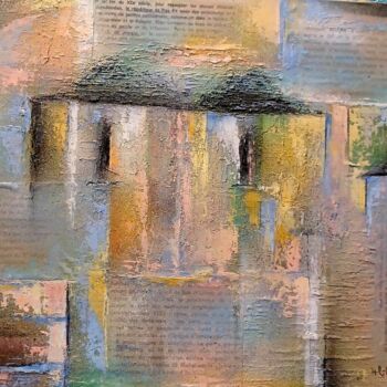 Painting titled ""Memoria lucale".-…" by Lili-Suzzoni, Original Artwork, Oil
