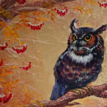 Картина под названием "сказки леса" - Лилия Холкина, Подлинное произведение искусства, Масло