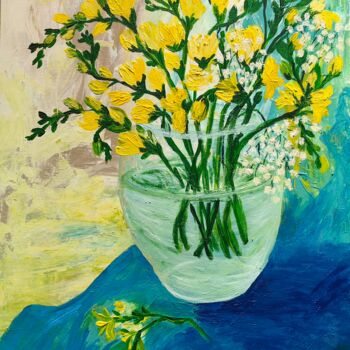 Картина под названием "Spring" - Лилия Норкина, Подлинное произведение искусства, Акрил