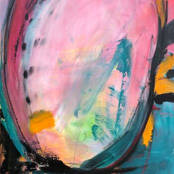 Картина под названием "emotion" - Lilian Frohn, Подлинное произведение искусства, Акрил Установлен на Алюминий