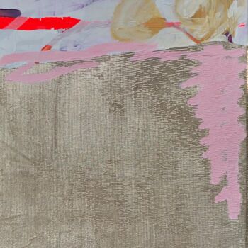 Картина под названием "STAY GOLD" - Lilian Frohn, Подлинное произведение искусства, Акрил Установлен на Деревянная рама для…
