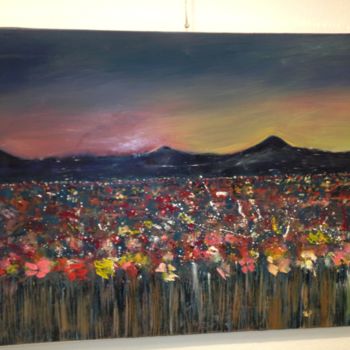 Painting titled "landscape" by Lilian Milona, Original Artwork, Oil