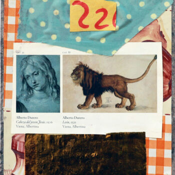 Collages titled "Postcard 1" by Liliana Kancepolski, Original Artwork, Collages