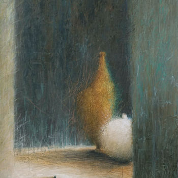 Painting titled "Intimité" by Liliane Bordes, Original Artwork, Acrylic