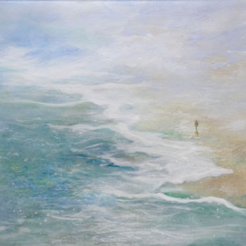 Pittura intitolato "Partir" da Liliane Bordes, Opera d'arte originale, Acrilico