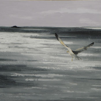 Pittura intitolato "Seulement le vent" da Liliane Bordes, Opera d'arte originale, Acrilico
