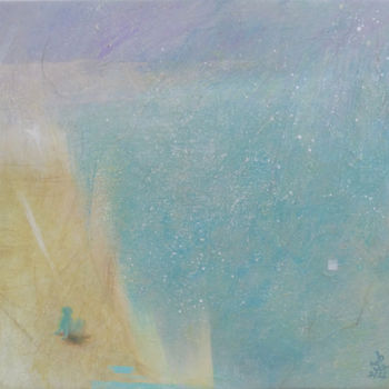 Картина под названием "Immersion" - Liliane Bordes, Подлинное произведение искусства, Акрил