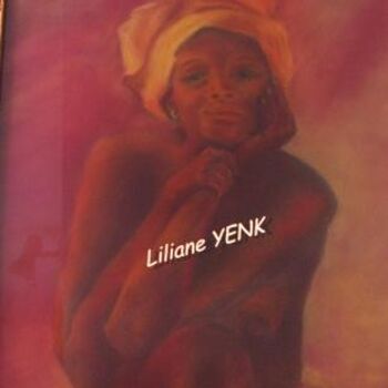 Painting titled "Pensive (pastels se…" by Liliane Yenk, Original Artwork