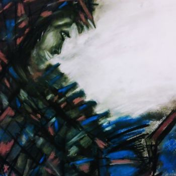 Рисунок под названием "Arni-by-Li-Narboni.…" - Li Narboni, Подлинное произведение искусства, Древесный уголь