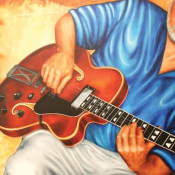 Painting titled "SYMPHONY - GUITAR" by Lilian Piccilli, Original Artwork