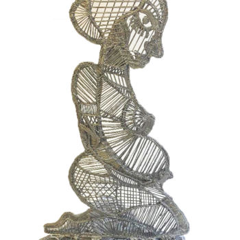 Sculpture titled "Evidencia" by Lilight Paris, Original Artwork, Wire