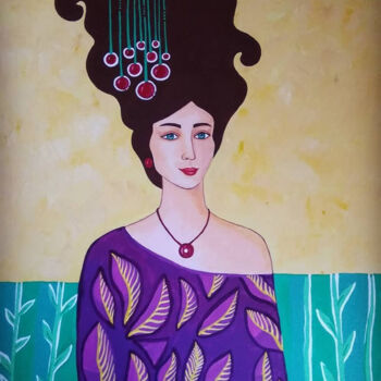 Pintura intitulada "The Gorgeous" por Liliia Dutka, Obras de arte originais, Acrílico