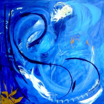 Peinture intitulée "Écume de mer" par Lilie Glen, Œuvre d'art originale