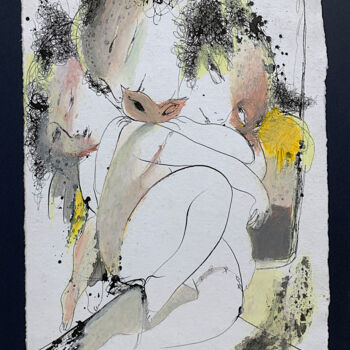 Peinture intitulée "Sweet Hug" par Lilit Soghomonyan, Œuvre d'art originale, Huile