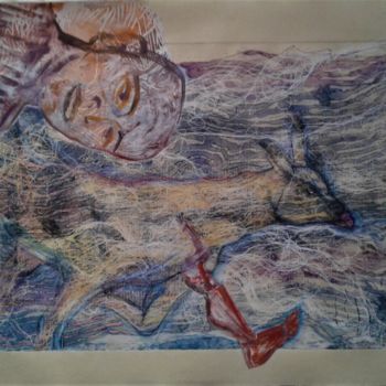 Printmaking titled ""Hans" - gefallen -…" by Lilli Deutsch, Original Artwork, Etching