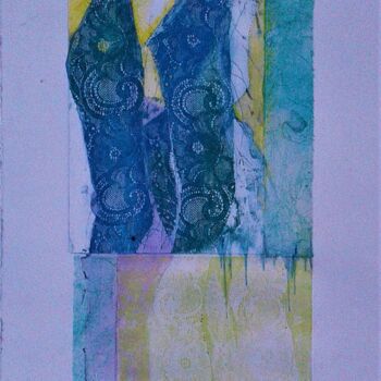 Printmaking titled "Couple/Paar" by Lilli Deutsch, Original Artwork, Etching