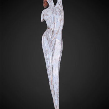 Sculpture titled "Ewa" by Lilou Gilbert Desvallons, Original Artwork, Bronze