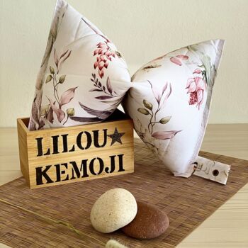 Textile Art με τίτλο ""Le Kolibri" cale-n…" από Lilou Sauvegrain (Kemoji), Αυθεντικά έργα τέχνης, Αξεσουάρ