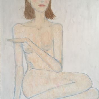 Картина под названием "«Selportrait”" - Lily Volynkina, Подлинное произведение искусства, Масло