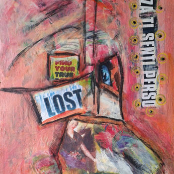 Pintura titulada "Lost...." por Lily-Anna, Obra de arte original