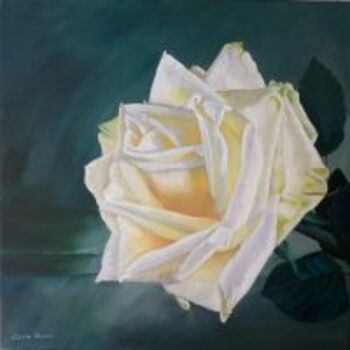 Malerei mit dem Titel "La Vie en Rose 2" von Lily Van Bienen, Original-Kunstwerk