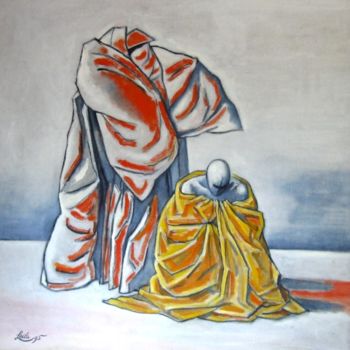 Painting titled "Воздействие" by Lilia Muratova, Original Artwork, Other