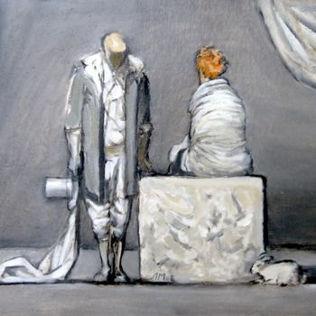 Pittura intitolato "Иллюзионист" da Lilia Muratova, Opera d'arte originale, Altro