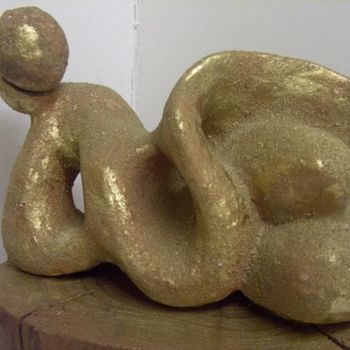 Rzeźba zatytułowany „DUNE” autorstwa Vesselina, Oryginalna praca, Terakota