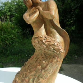 Sculpture intitulée "TANGO" par Vesselina, Œuvre d'art originale, Terre cuite