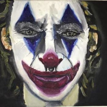 Peinture intitulée "Joker" par Linda Guerin, Œuvre d'art originale, Huile