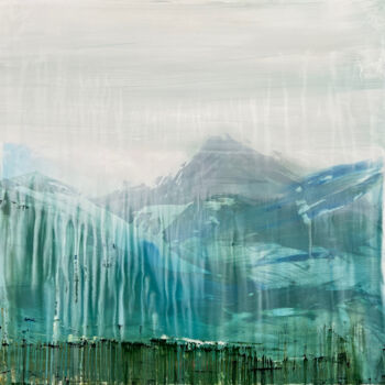Pittura intitolato "A Foggy Interlude" da Linda Mcfetridge, Opera d'arte originale, Acrilico Montato su Telaio per barella i…