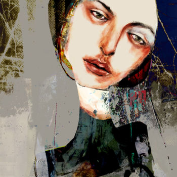 Grafika cyfrowa / sztuka generowana cyfrowo zatytułowany „MARIA” autorstwa Linda Vachon, Oryginalna praca, Malarstwo cyfrowe