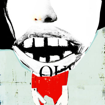 Arts numériques intitulée "OK MY SWEET LOVE" par Linda Vachon, Œuvre d'art originale, Collages
