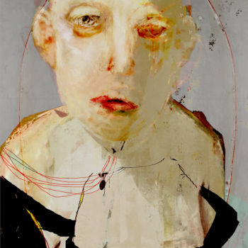 Arts numériques intitulée "MA BELLE ALICE, IL…" par Linda Vachon, Œuvre d'art originale, Peinture numérique