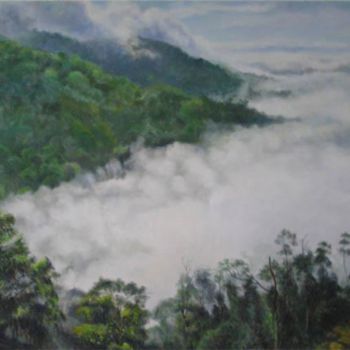 Painting titled "Hil Top - S.2 - Gen…" by Linda Chen, Original Artwork, Oil