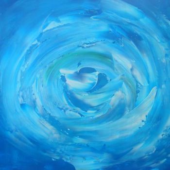 Peinture intitulée ""OCEAN"" par Linda Grandpierre, Œuvre d'art originale