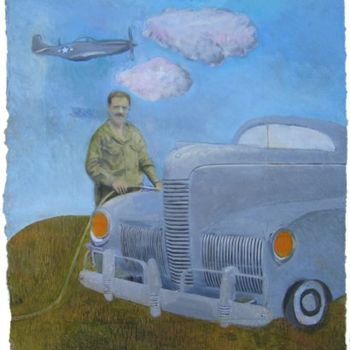 Картина под названием "The Nash" - Linda Rosenfield, Подлинное произведение искусства