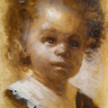 Painting titled "Baby" by L.Jakobsson, Original Artwork