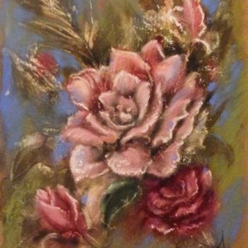 Painting titled "Wild flowers" by L.Jakobsson, Original Artwork