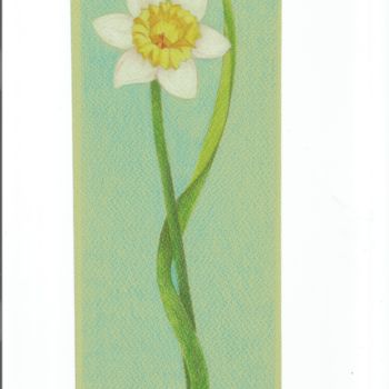 Painting titled "daffodil.jpg" by Lindsay Wright, Original Artwork