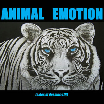 Digital Arts titled "Animal Emotion" by Line-Rose, Original Artwork, Other