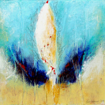 Painting titled "Volupté" by Line Blouin, Original Artwork, Acrylic