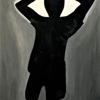 Peinture intitulée "Shadow showed the s…" par Linedot, Œuvre d'art originale, Huile